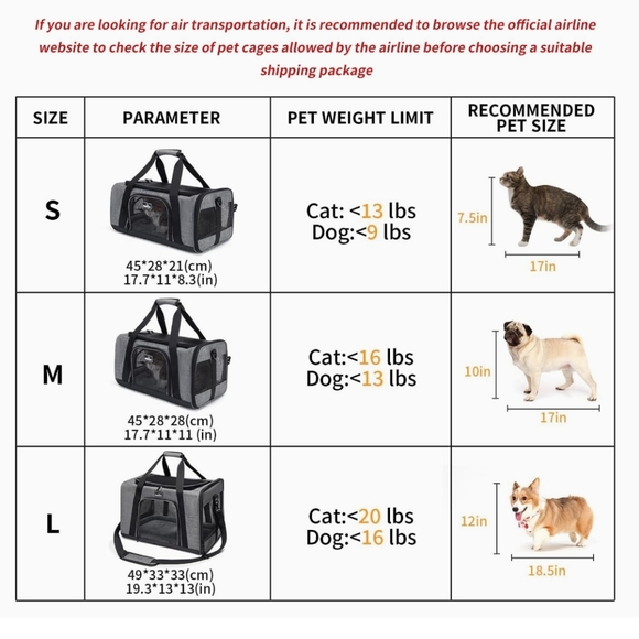 WAKYTU TSA Approved Pet Carrier - Picture 7 of 8